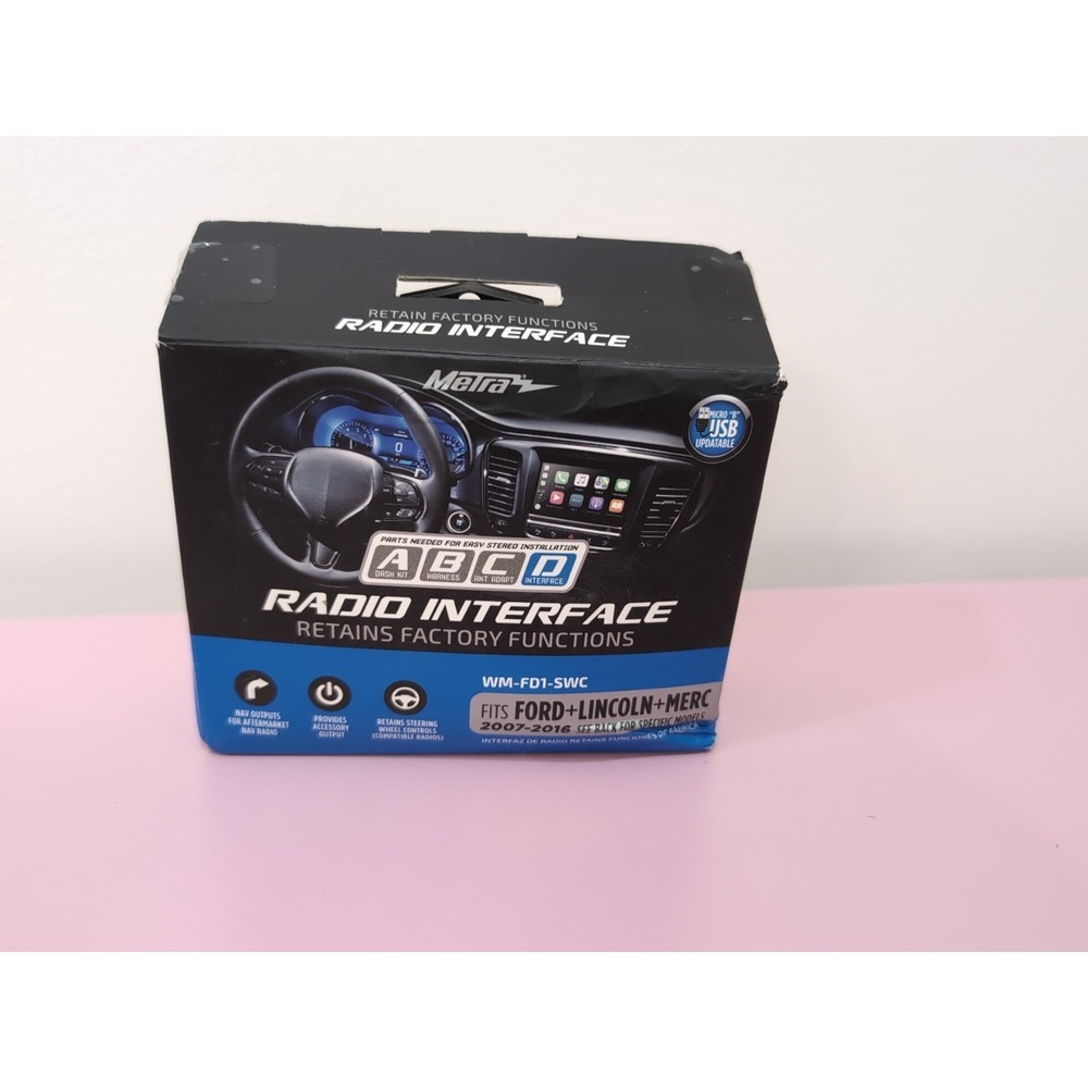 Metra Radio Interface W WM-FD1-SWC Fits Ford Lincoln Mercury 2007-2016